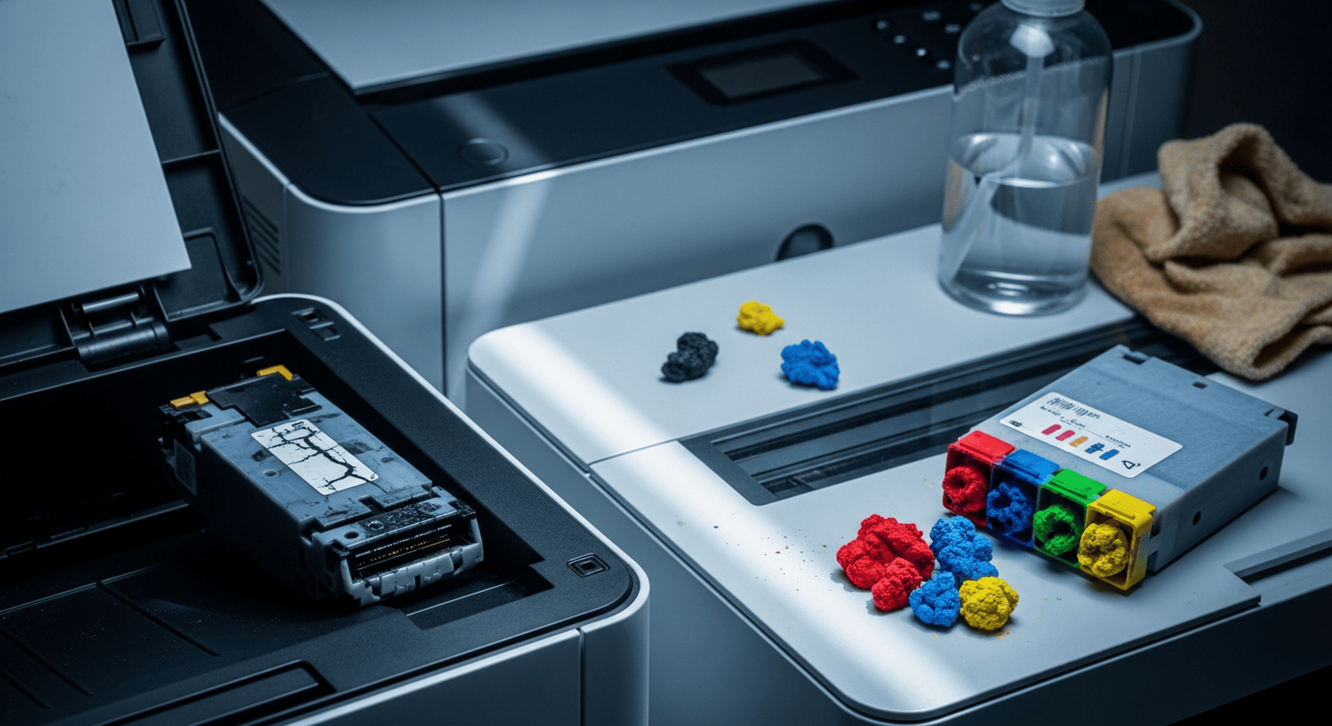 заправка цветных лазерных принтеров 